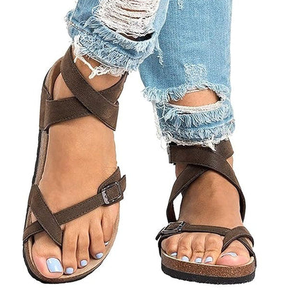 Josie | Women’s Spring Casual Flat Strap Sandals