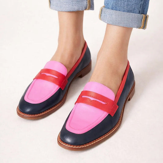 Lyra | Women’s Colorblock Penny Loafers