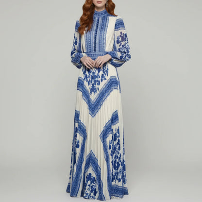 Everly | Women’s Pleated Maxi Evening Dress
