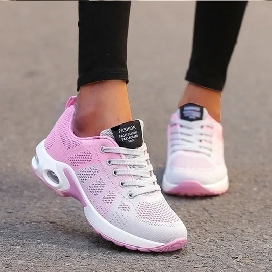 Kendra | Women’s Lace-Up Sneakers with Rounded Toe