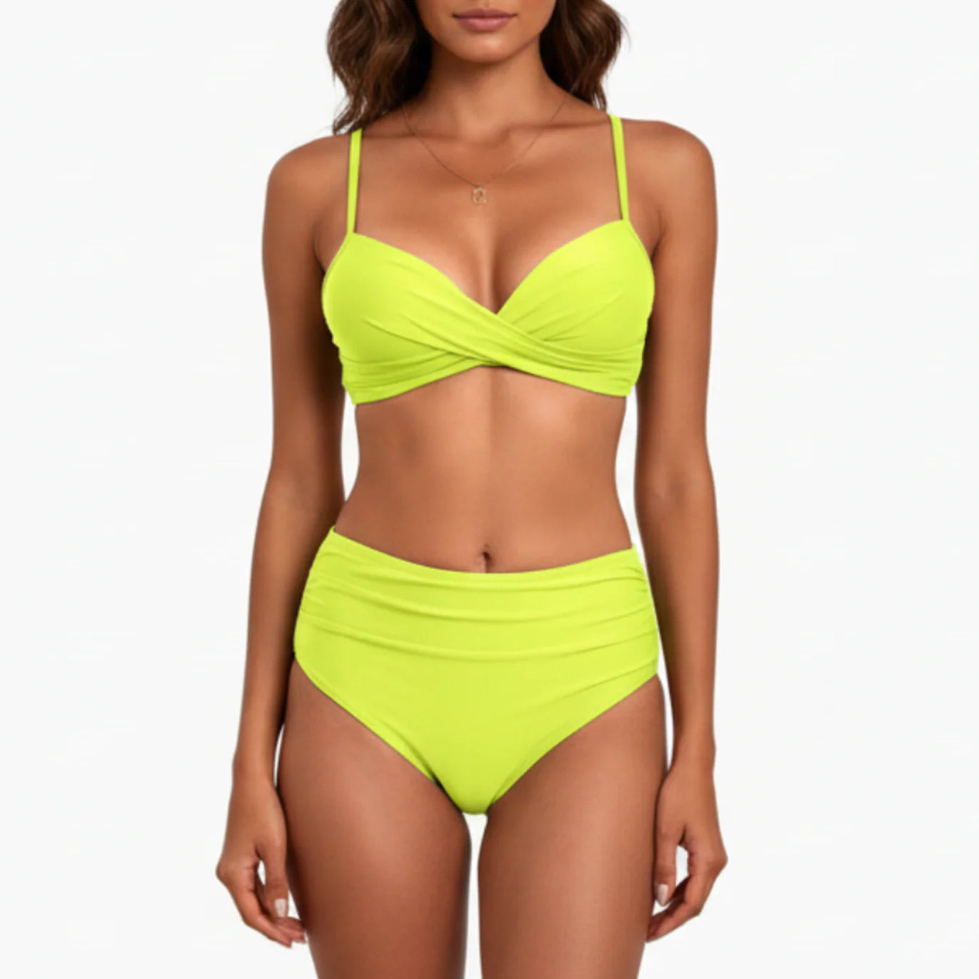 Alessia | Women’s Two-Piece Swimsuit Set with Crossed Top