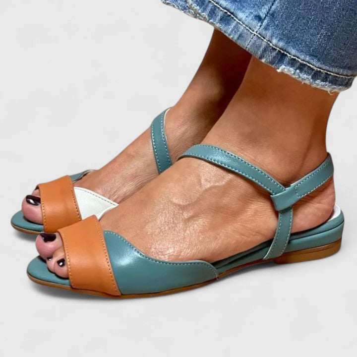 Maren | Women’s Elegant Colorblock Flat Sandals
