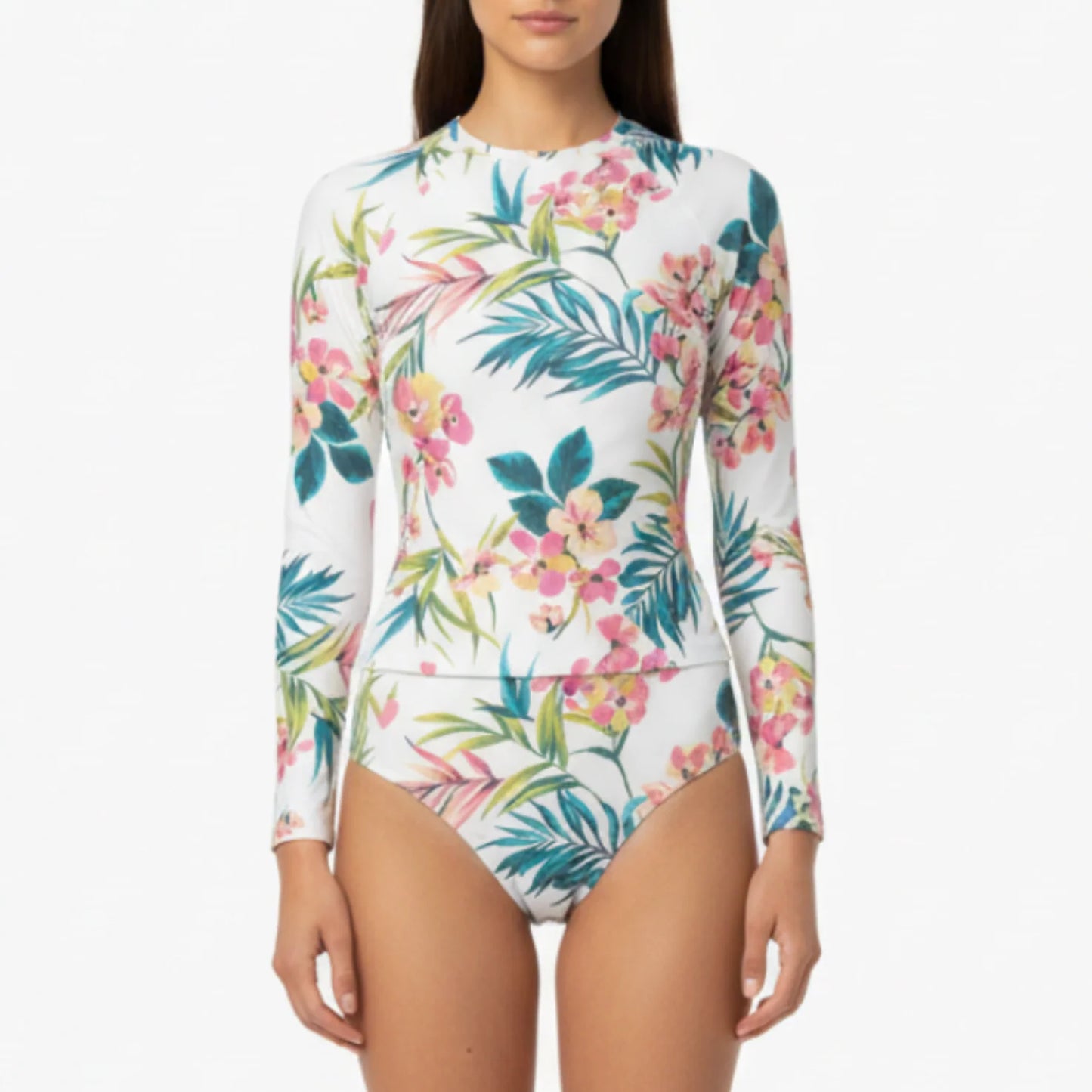 Annalise | Women’s Long-Sleeve Swimsuit Set with Protective Shirt