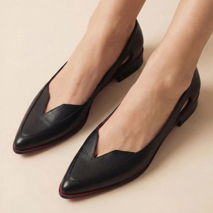 Celine | Women’s Elegant Pointed Toe Low Heel Flats