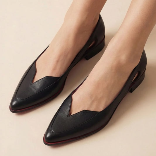 Celine | Women’s Elegant Pointed Toe Low Heel Flats
