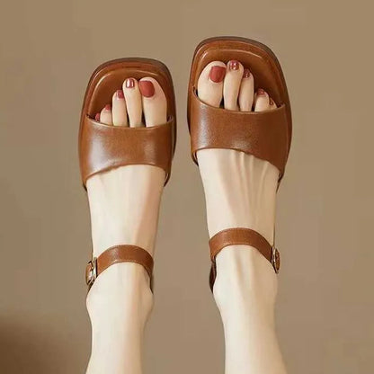 Marenna | Women’s Elegant Ankle Strap Block Heel Sandals