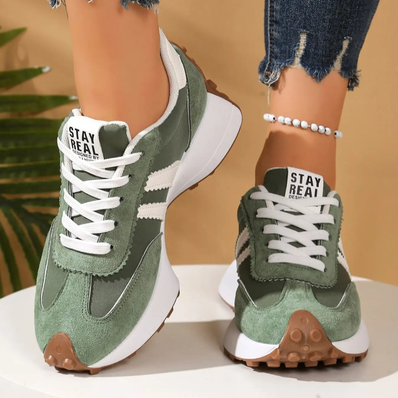 Gentry | Women’s Orthopedic Lace Up Walking Sneakers