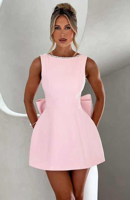 Mallory | Women’s Wedding Guest Structured Mini Dress