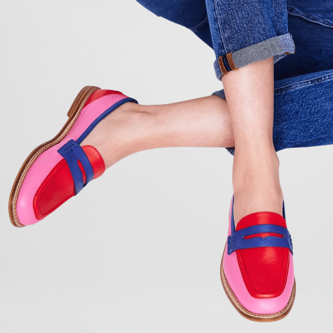 Lyra | Women’s Colorblock Penny Loafers