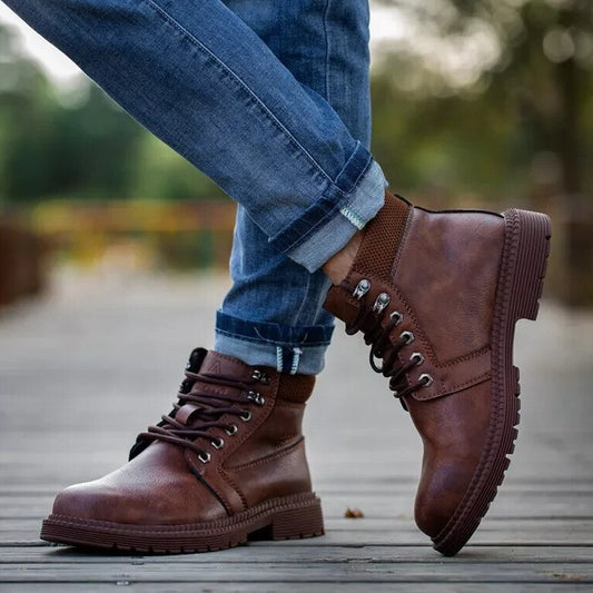 Derrick | Men’s Rugged Lace-Up Safety Work Boots