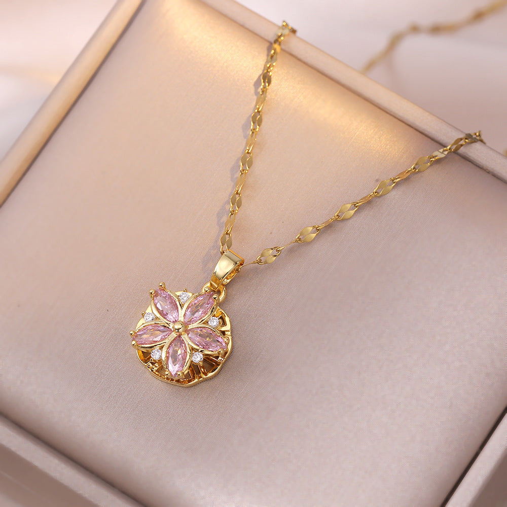 Elarion | Women’s Crystal Chain Necklace