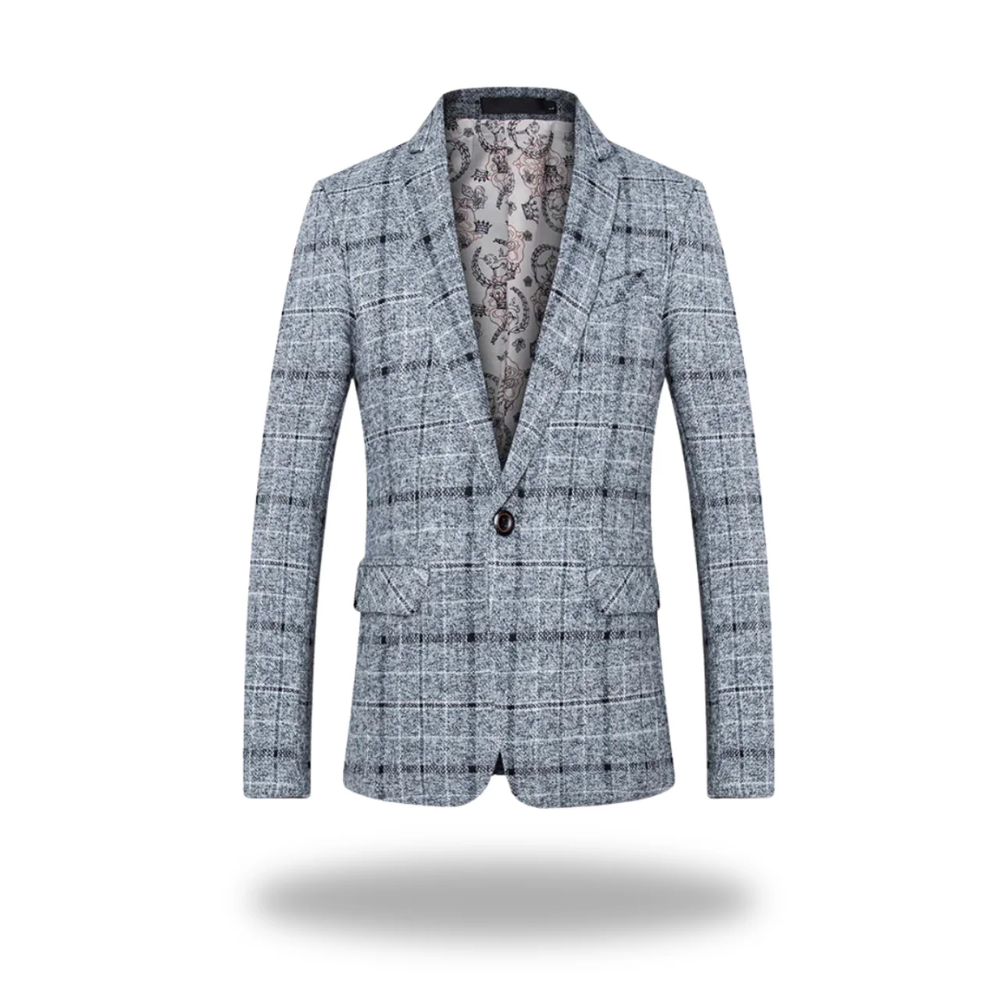 Stellan | Men’s Premium Modern Check Tailored Jacket