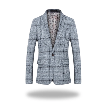 Stellan | Men’s Premium Modern Check Tailored Jacket