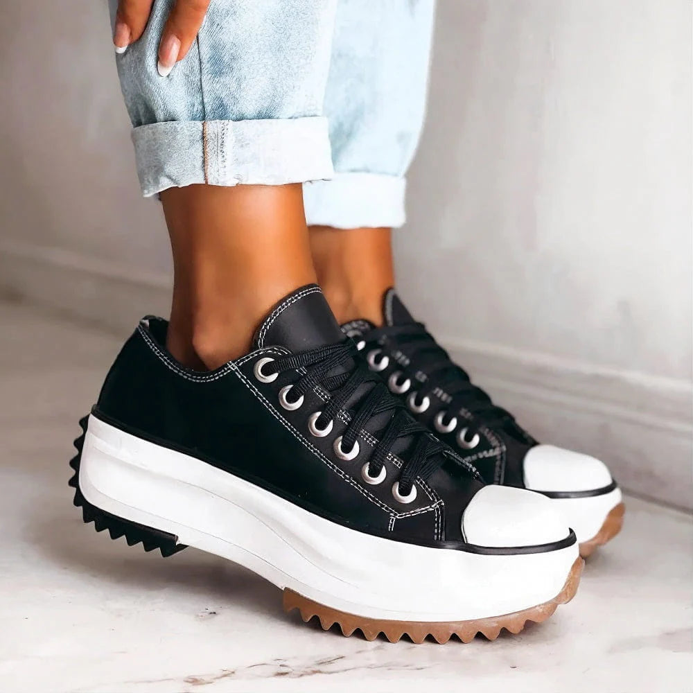 Hollis | Women’s Summer Orthopedic Style Lace-Up Sneakers