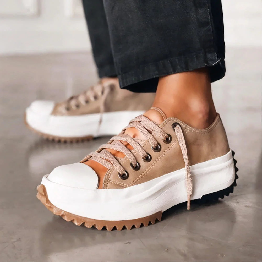 Hollis | Women’s Summer Orthopedic Style Lace-Up Sneakers