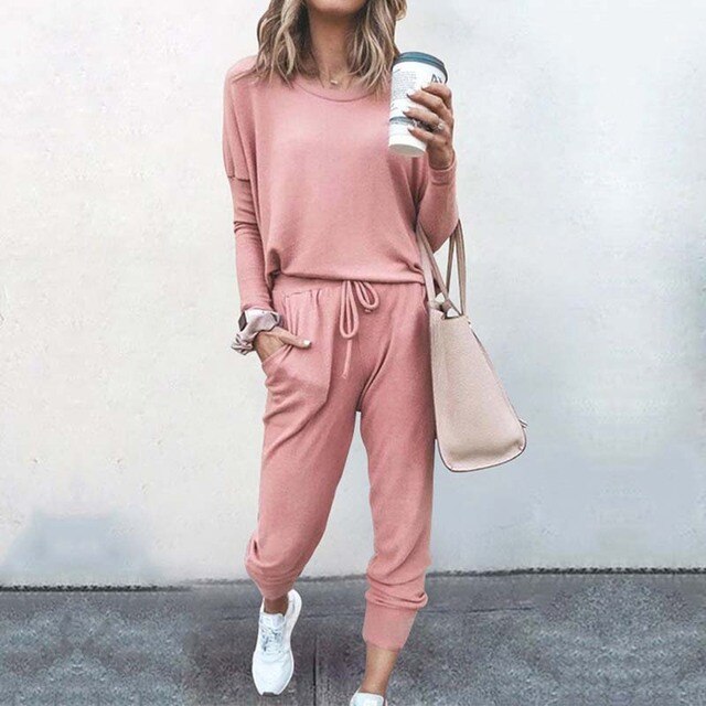 Reagan | Women’s Two Piece Casual Matching Loungewear Set