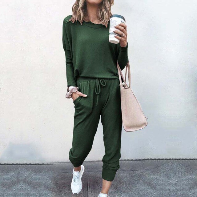 Reagan | Women’s Two Piece Casual Matching Loungewear Set