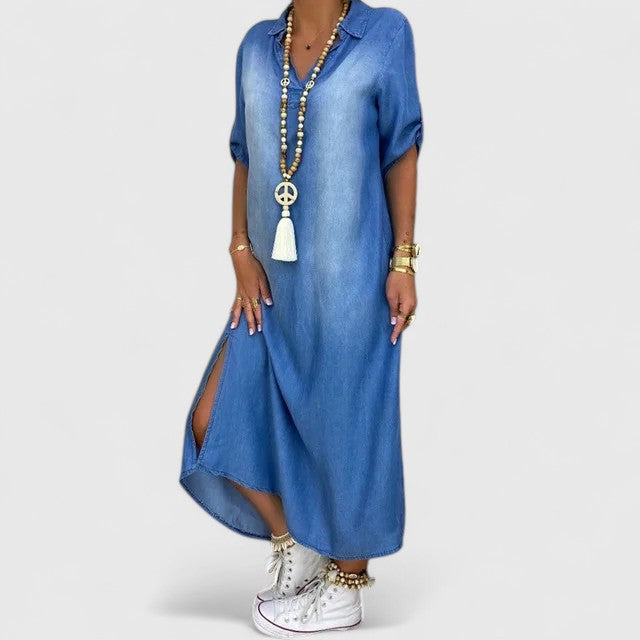 Elayne | Women’s Sophisticated Split Hem Maxi Dress