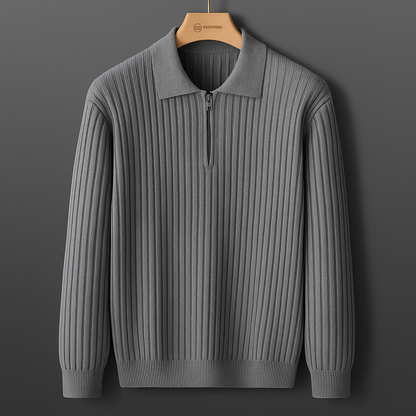 Langley | Men’s Button-Up Polo Sweater