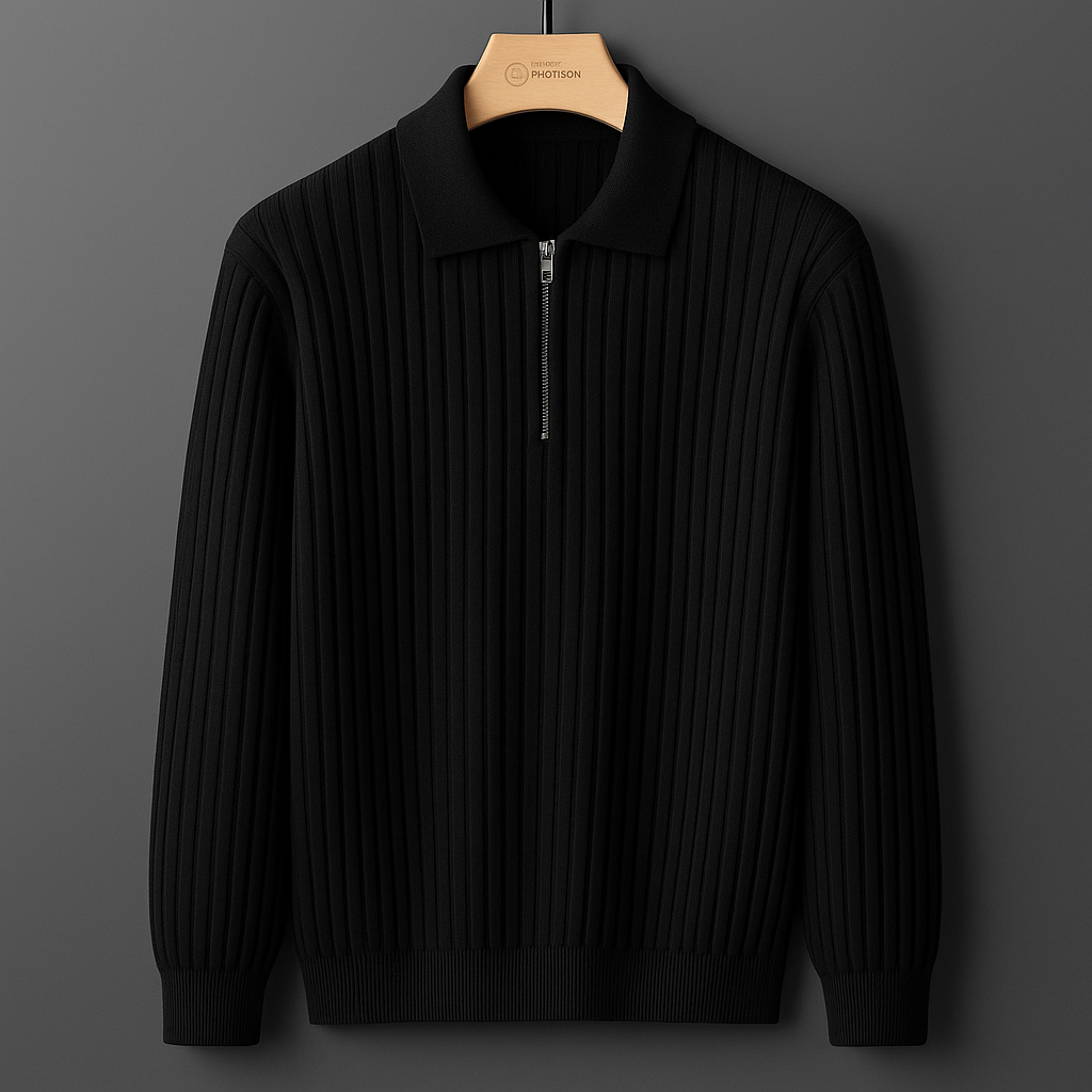 Langley | Men’s Button-Up Polo Sweater