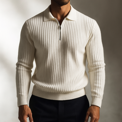 Langley | Men’s Button-Up Polo Sweater