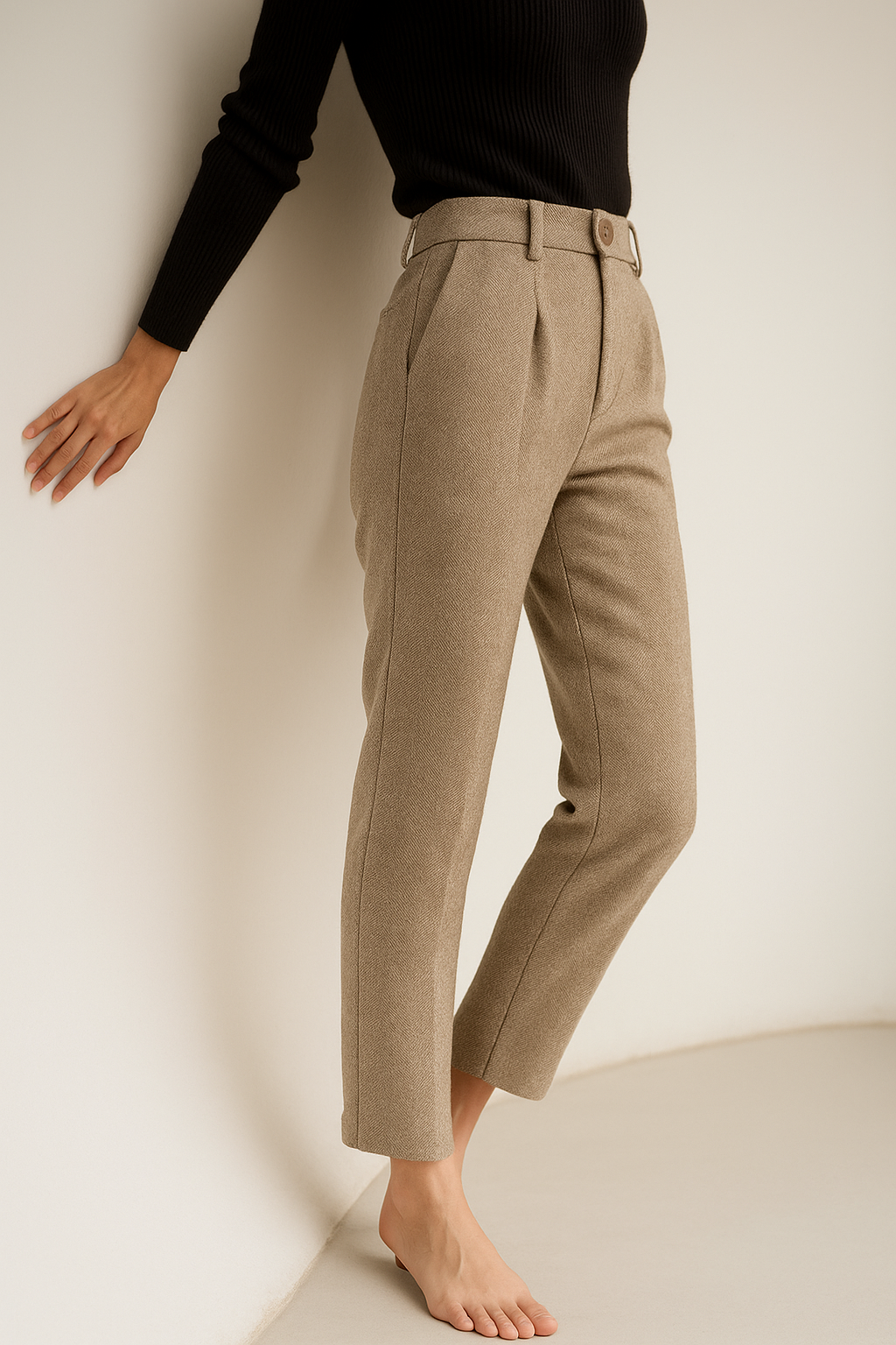 Vivian | Women’s Structured Tailored Wool Pants