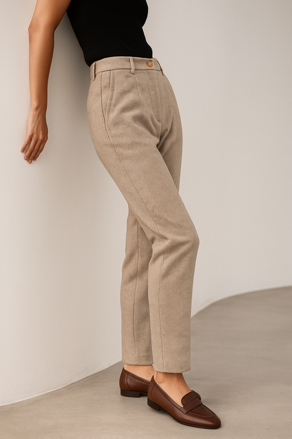 Vivian | Women’s Structured Tailored Wool Pants