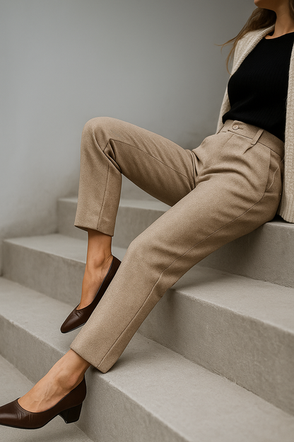 Vivian | Women’s Structured Tailored Wool Pants