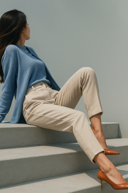 Vivian | Women’s Structured Tailored Wool Pants