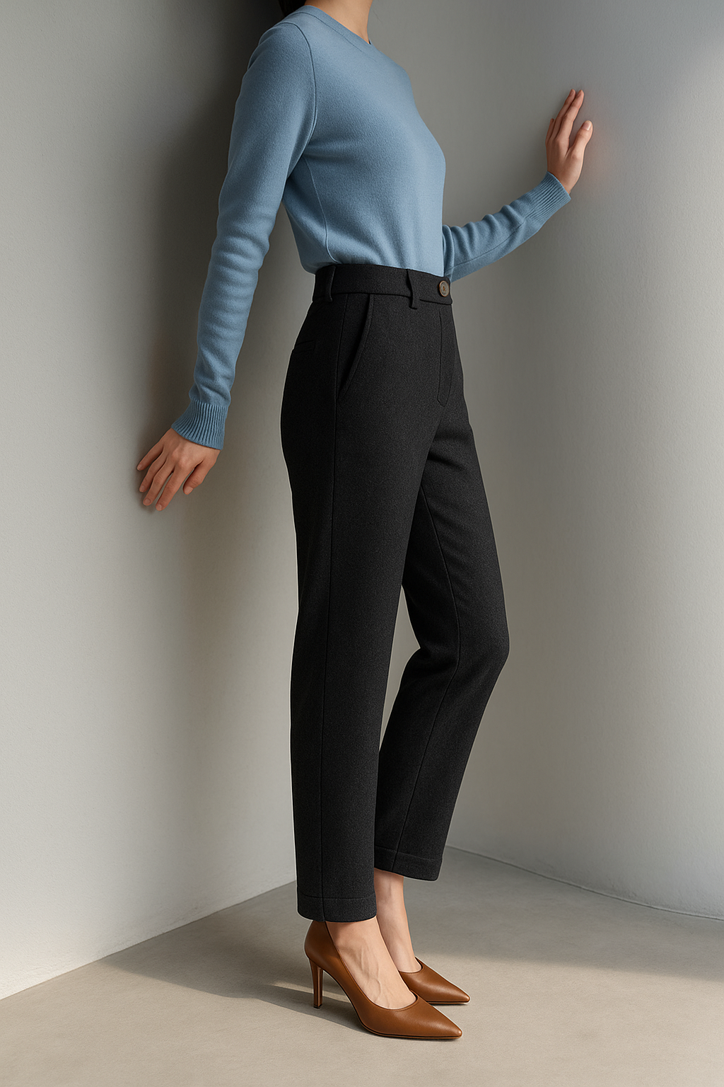 Vivian | Women’s Structured Tailored Wool Pants