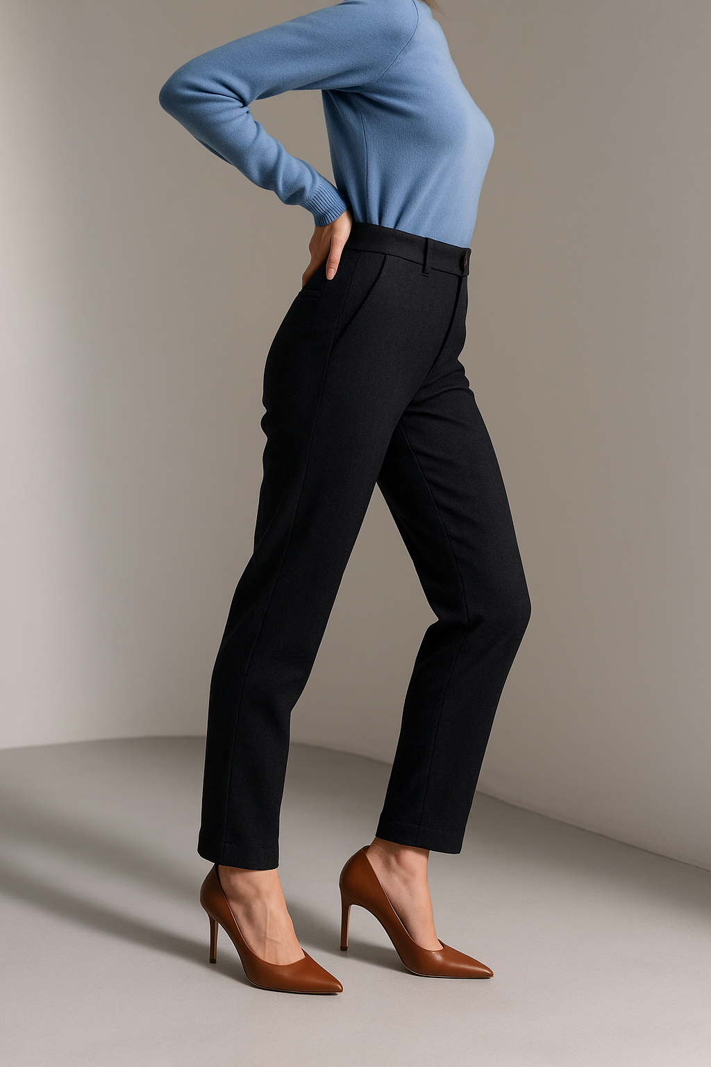 Vivian | Women’s Structured Tailored Wool Pants