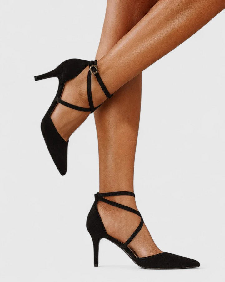 Xandria | Women’s Thin Strap Stiletto Ankle Heels
