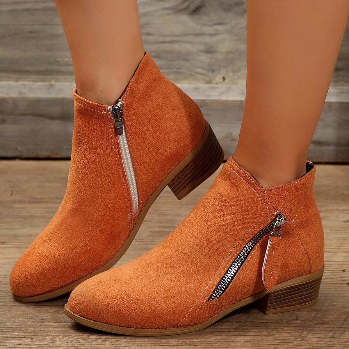 Delilah | Women’s Chic Pointed Ankle Boots with Zipper Closure