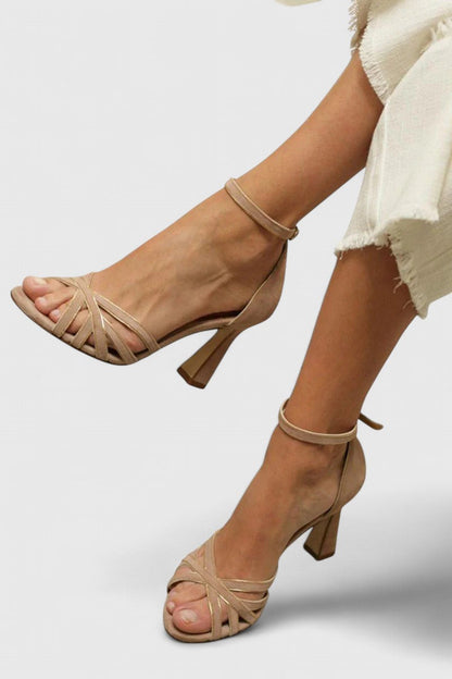 Cecily | Women’s Elegant Ankle Strap Block Heels