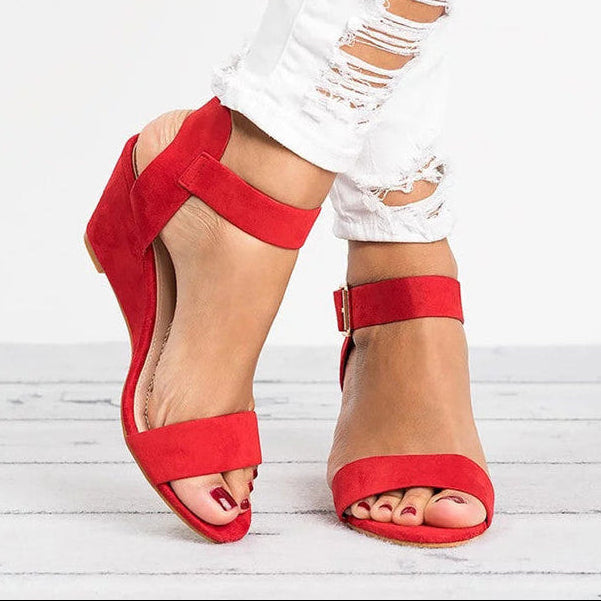 Vivienne | Women’s Spring Ankle Strap Wedge Sandals