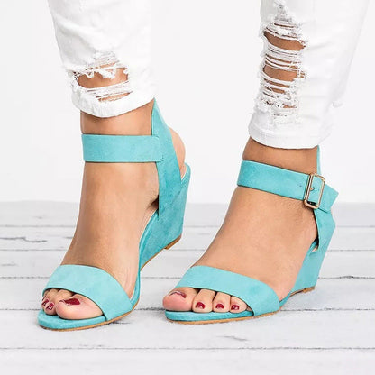 Vivienne | Women’s Spring Ankle Strap Wedge Sandals