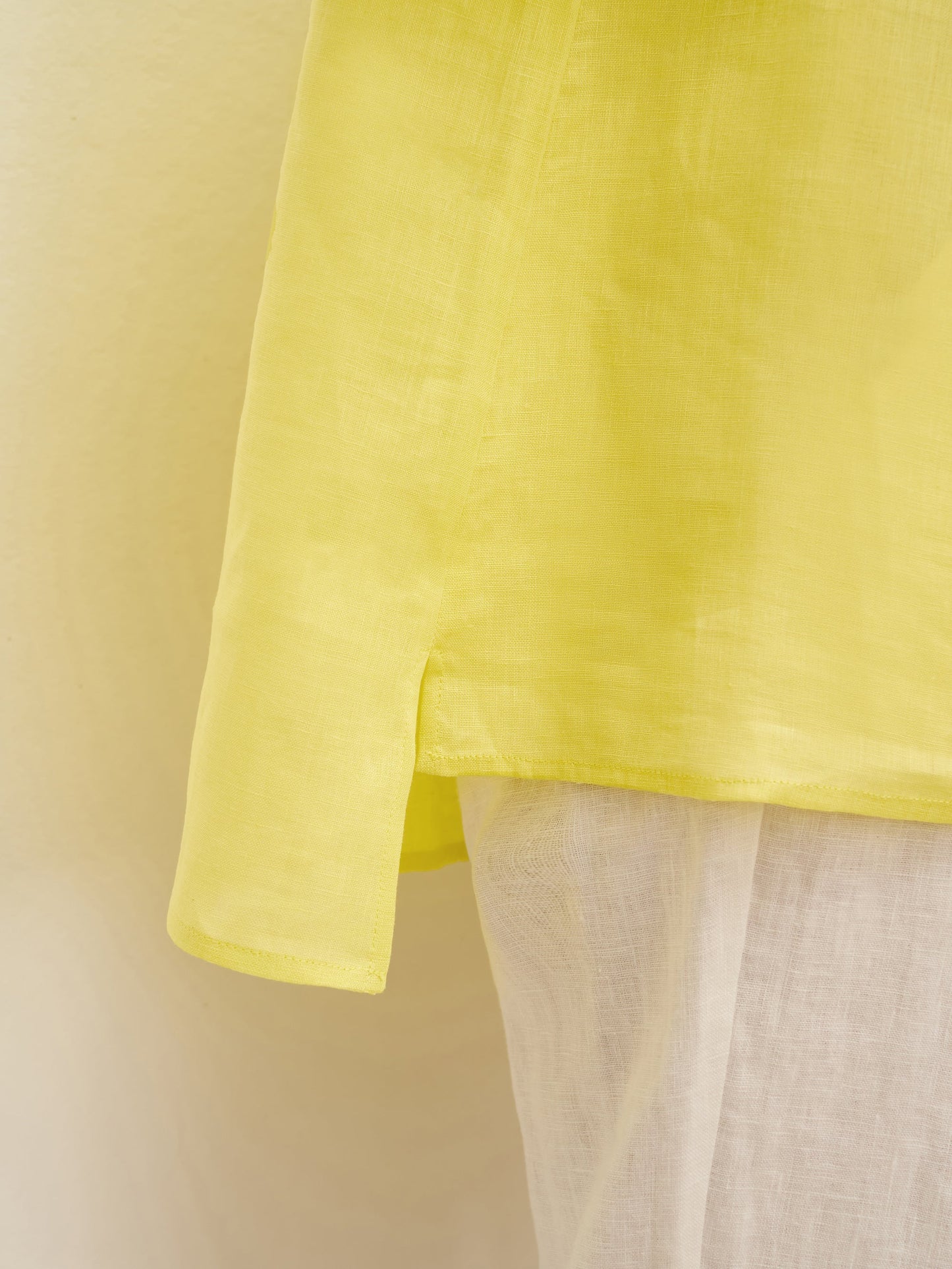 Miranda | Women’s Linen Split V-Neck Dress Blouse
