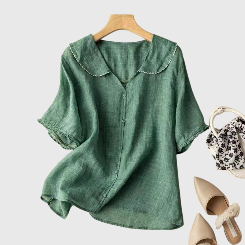 Elowena | Women’s Short Sleeve Blouse
