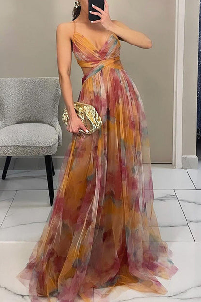 Seraphina | Women’s Elegant Pleated Maxi Dress