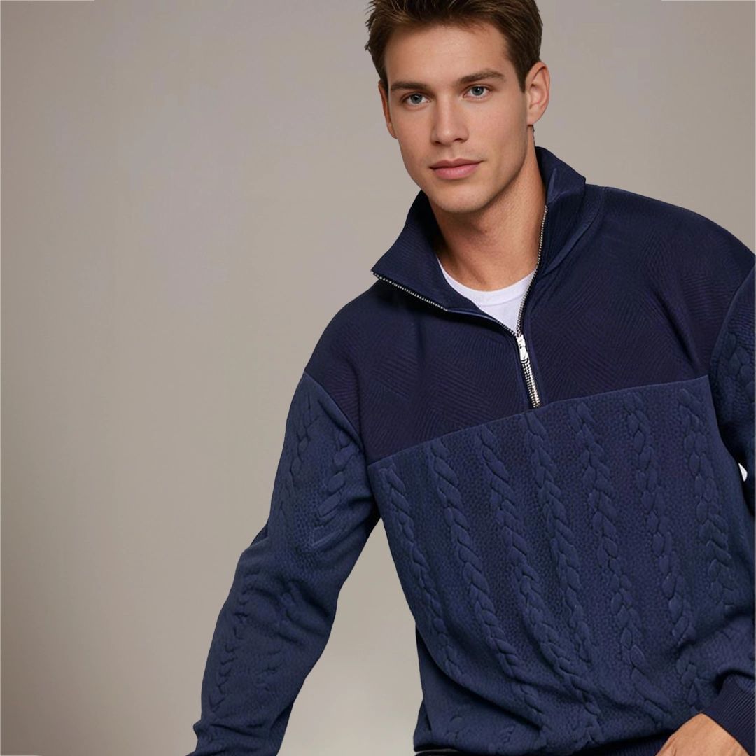 Corbett | Men’s Cable Knit Sweater