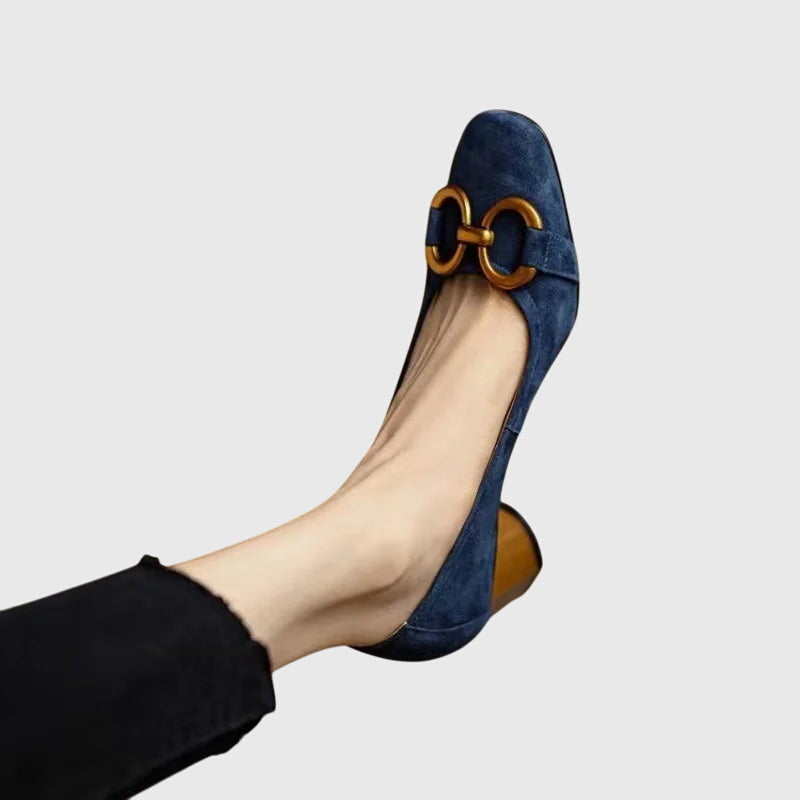 Liora | Women’s Stylish Block Heel Pumps