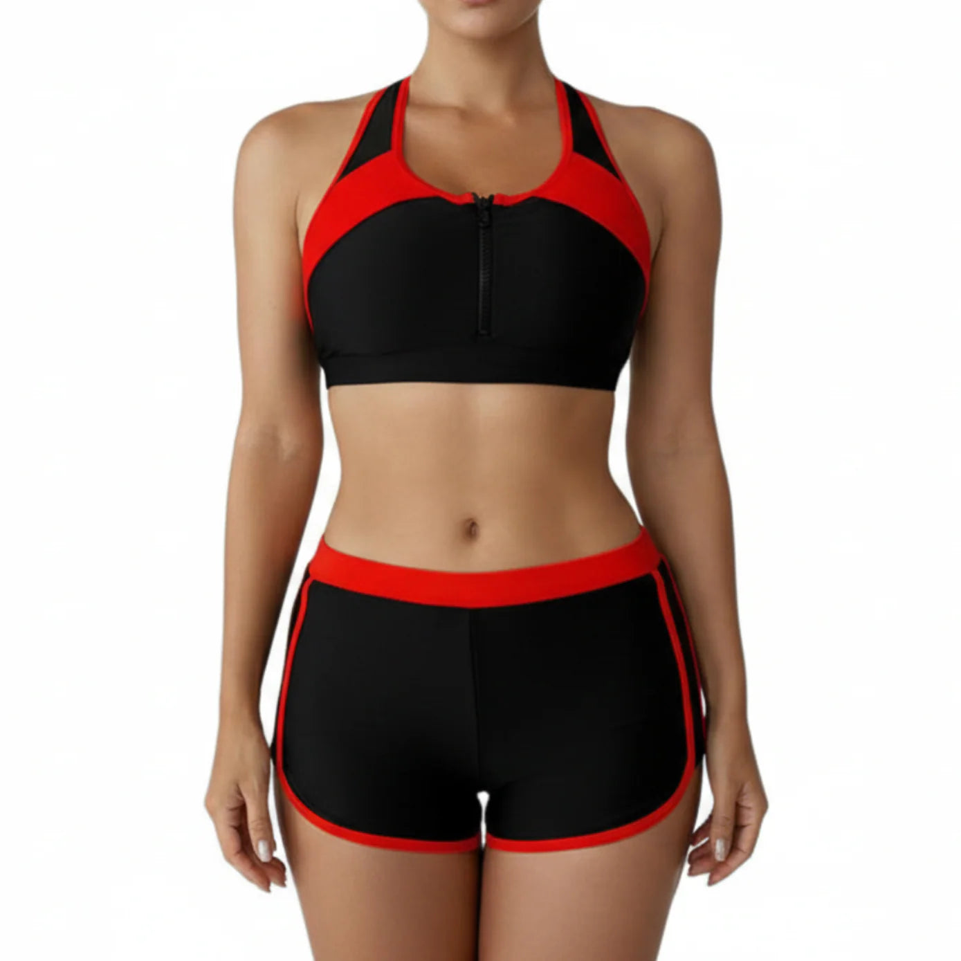 Talia | Women’s Two-Tone Bikini Set with Contrast Top