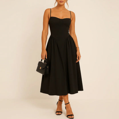 Rosamund | Women’s Sleeveless Fit and Flare Midi Dress