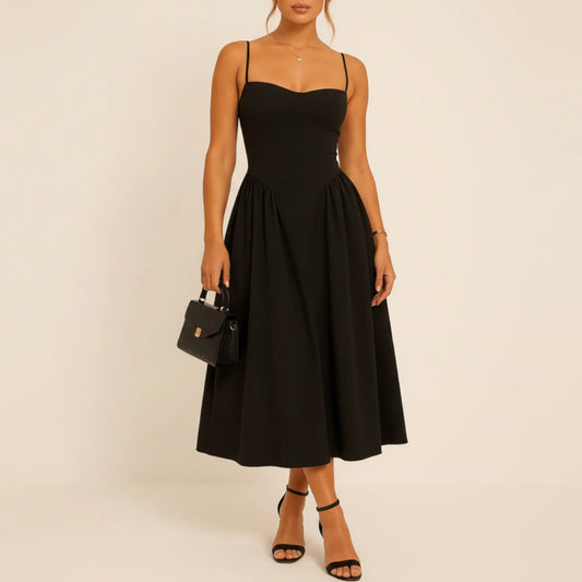 Rosamund | Women’s Sleeveless Fit and Flare Midi Dress