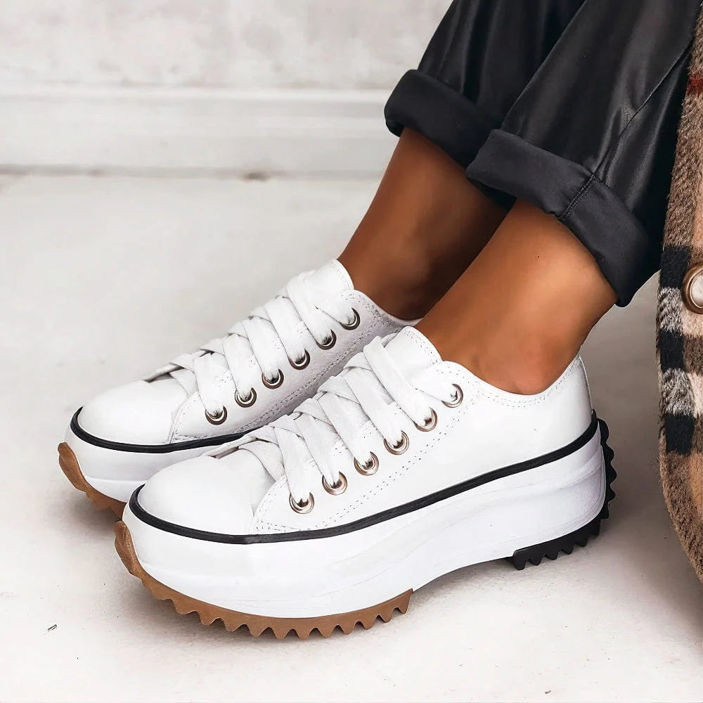 Hollis | Women’s Summer Orthopedic Style Lace-Up Sneakers