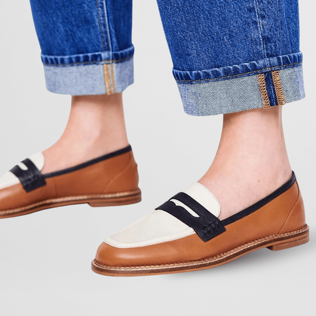 Lyra | Women’s Colorblock Penny Loafers