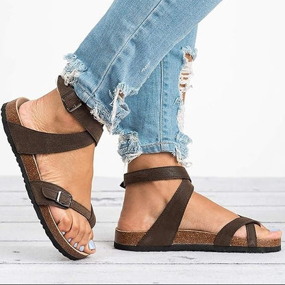 Josie | Women’s Spring Casual Flat Strap Sandals