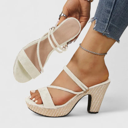 Veda | Women’s Sophisticated Strappy Platform Heels