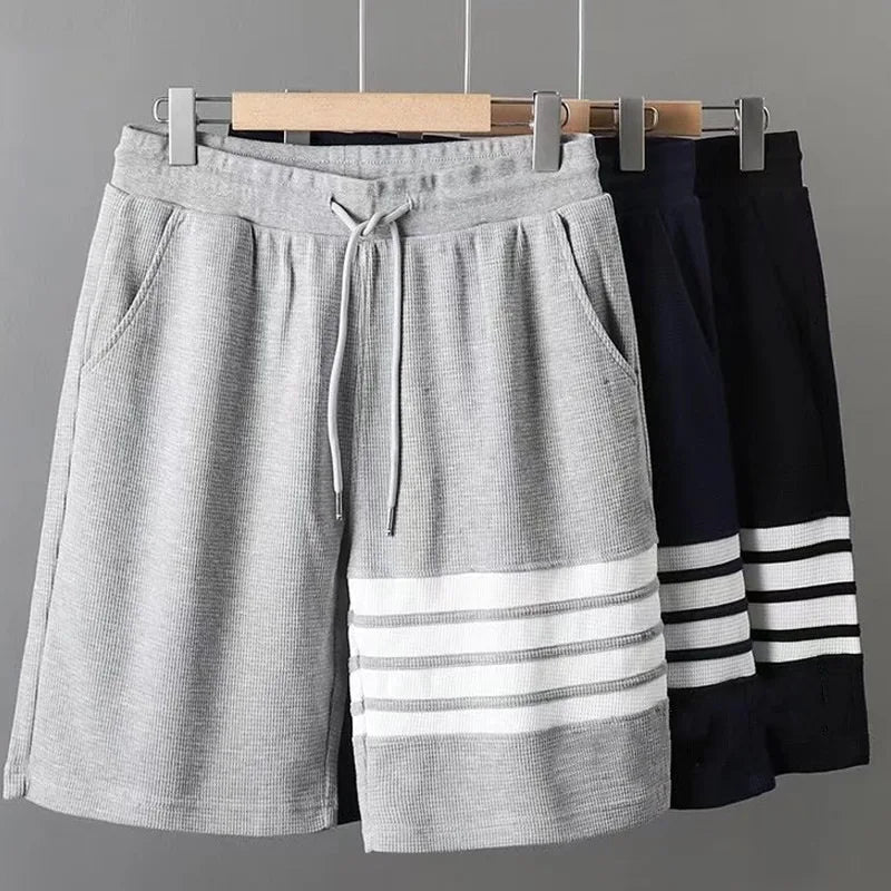 Landon | Men’s Stripe Drawstring Shorts