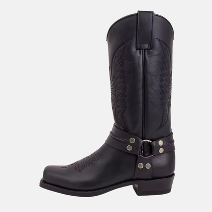 Beau | Men’s Western Leather Boots with Stitching